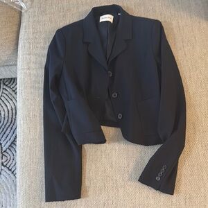 Sunday Best Navy Blazer Size 8 | Structured Work Office Jacket |